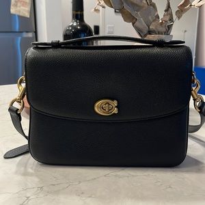 Coach Cassie Polished Pebble Leather